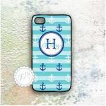 Iphone 4 4s Blue Anchors C..